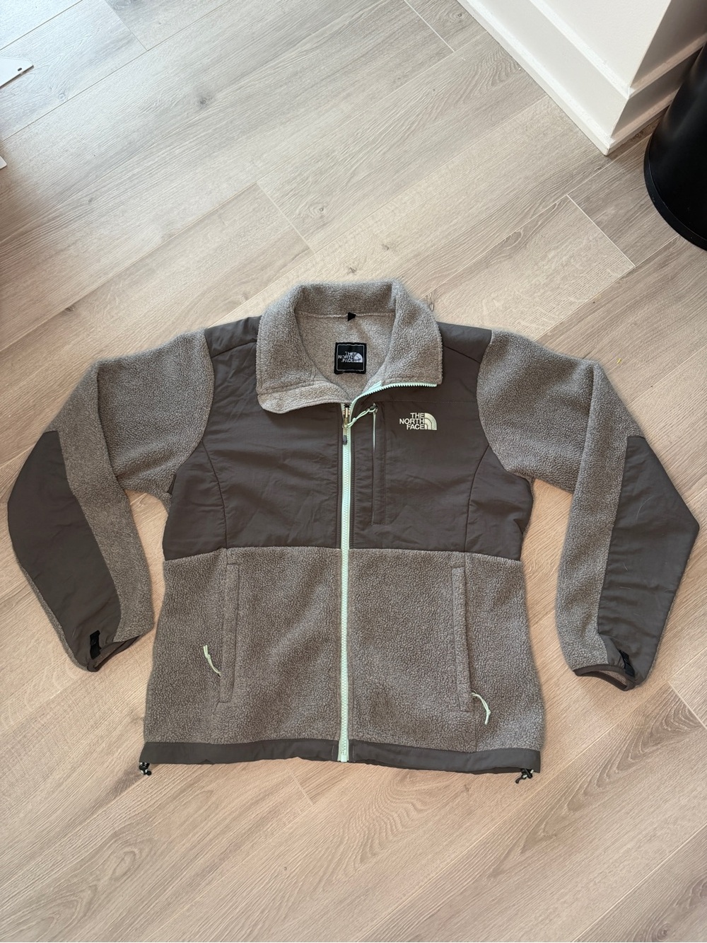 The North Face Polartec Recycled Fleece Full Zip Jacket Mushroom Wmns M